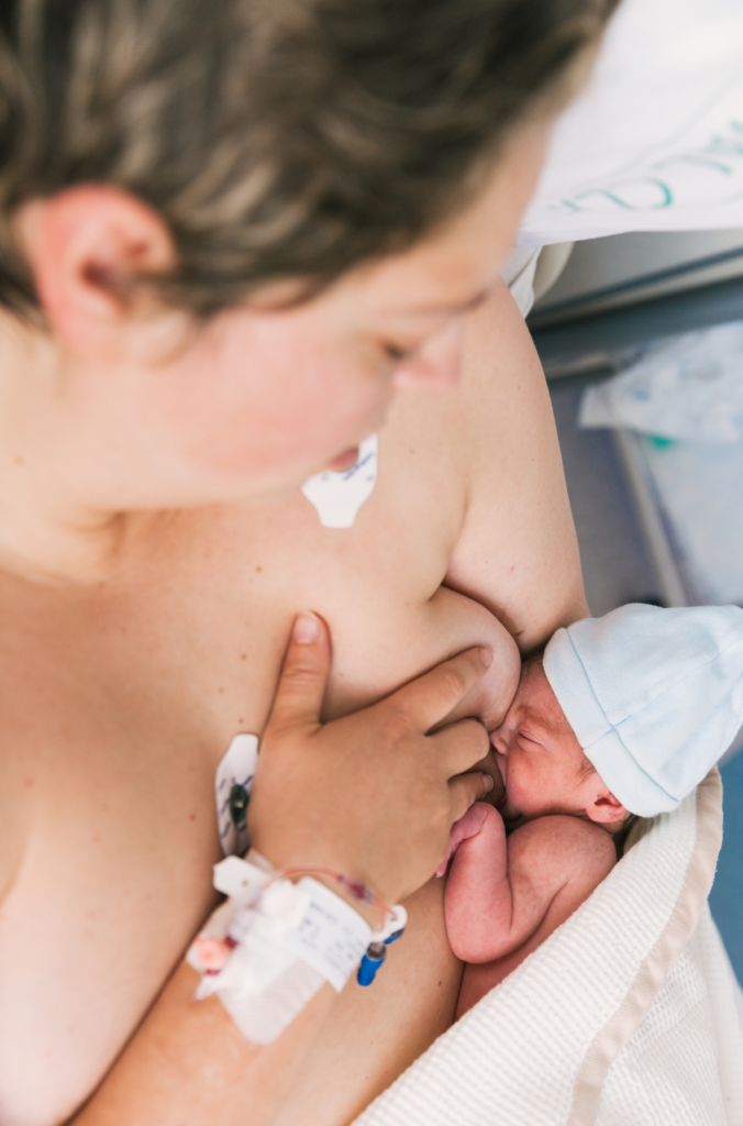 Ansiedad en madres y contacto piel a piel